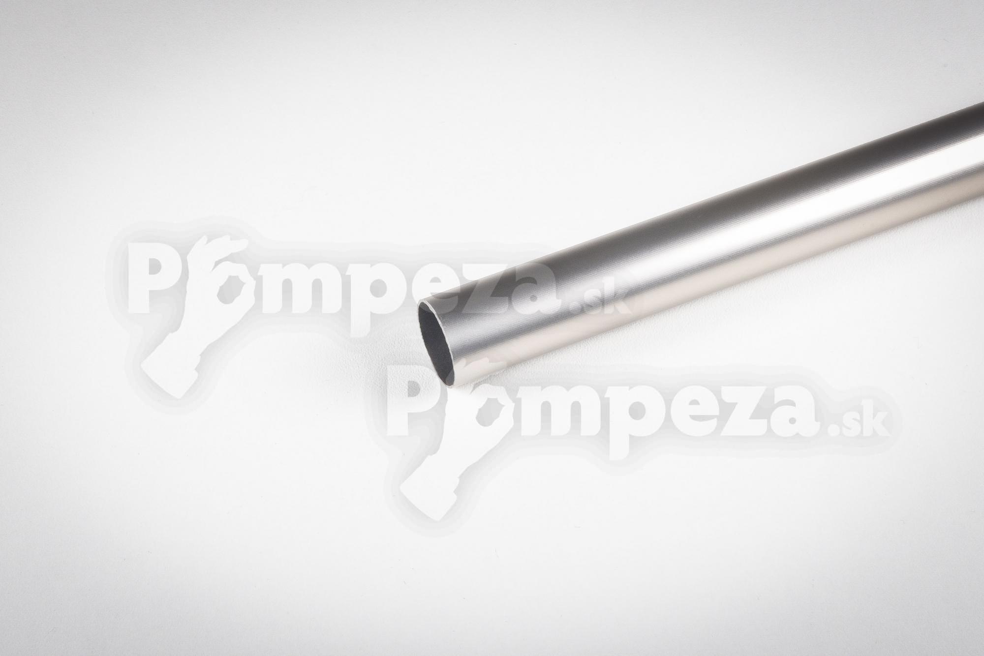 Tyč galvanizovaná Ø 28 mm farba Satin Nikel 120 cm