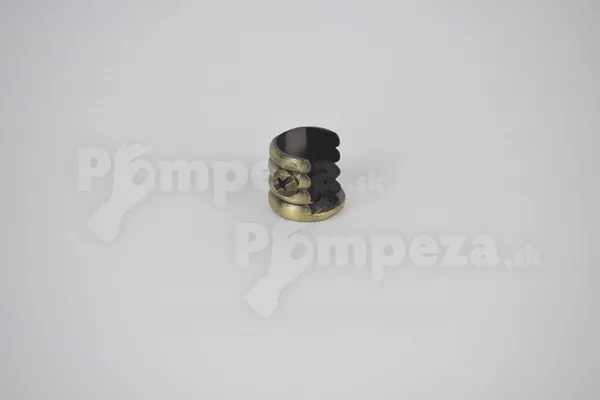 Kovový terčík k tyči Ø 19 mm Antická zlatá