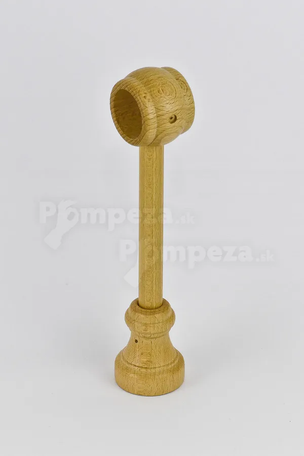 Drevený držiak jednotyčový Ø 28 mm Buk